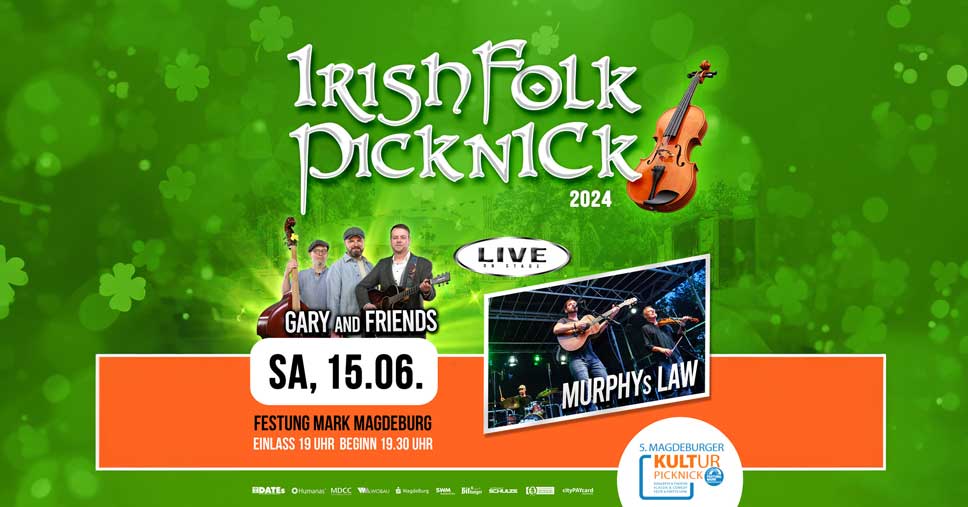 Murphy’s Law und Gary O'Connor & Friends beim Irish Folk Picknick